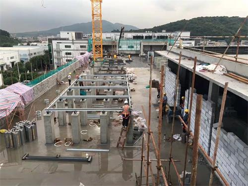 圆形逆流玻璃钢冷却塔工作原理和结构图,玻璃钢逆流式冷却塔