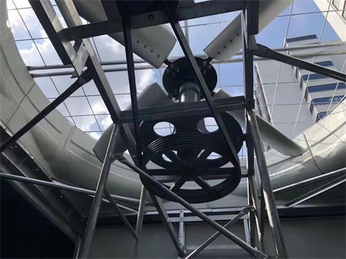 圆形逆流玻璃钢冷却塔工作原理和结构图,玻璃钢逆流式冷却塔