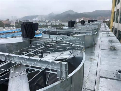 玻璃钢冷却塔的塔体构造,圆形玻璃钢冷却塔填料