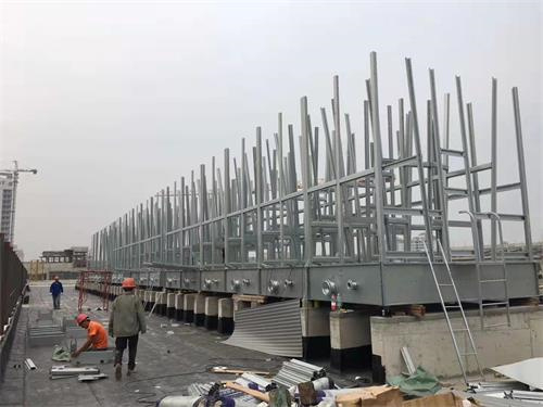 横流式玻璃钢冷却塔与逆流式玻璃钢冷却塔区别,横流式玻璃钢冷却塔结构