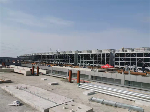 圆形逆流玻璃钢冷却塔工作原理和结构图,玻璃钢逆流式冷却塔